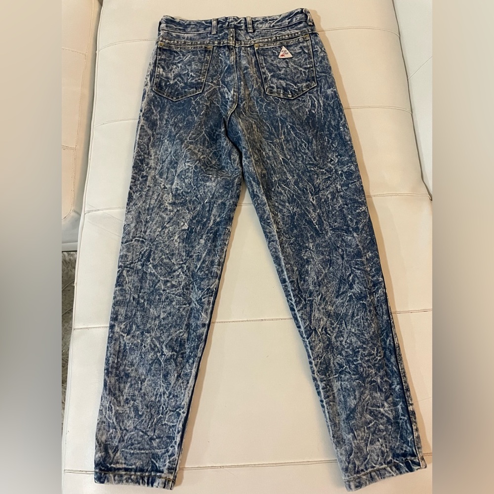 Vintage Joan Darc acid wash straight jeans 27